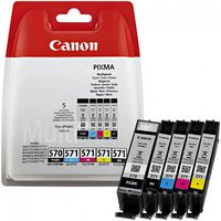 Cartuccia stampante Canon PGI-570 / CLI-571 PGBK/C/M/Y/BK - 5 colori Multipack
