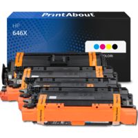 Toner compatibile HP 646X (CE264X) - 4 colori Alta capacità Multipack