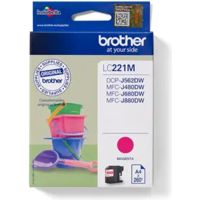 Cartuccia stampante Brother LC-221M - Magenta