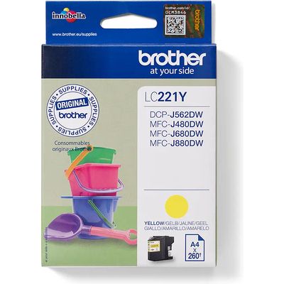 Cartuccia stampante Brother LC-221Y - Giallo