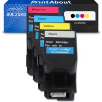 Toner compatibile Lexmark 80C2SK0 (802SK) - 4 colori Multipack