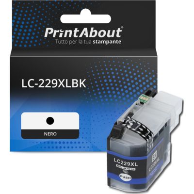 Cartuccia compatibile Brother LC-229XLBK - Nero Capacità extra-elevata