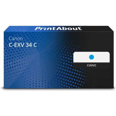 Toner compatibile Canon C-EXV 34 C - Ciano