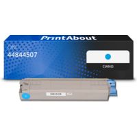 Toner compatibile OKI 44844507 - Ciano