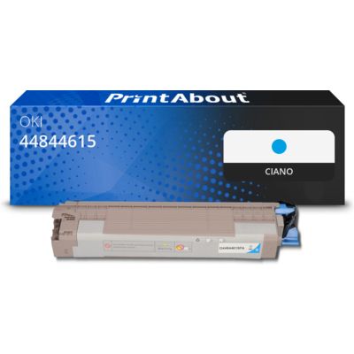 Toner compatibile OKI 44844615 - Ciano