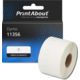 Etichetta compatibile Dymo 11356 - Nero su bianco (41 mm x 89 mm)