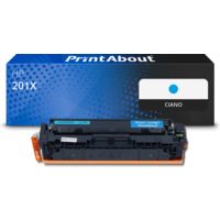 Toner compatibile HP 201X (CF401X) - Ciano Alta capacità