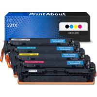 Toner compatibile HP 201X (CF400X) - 4 colori Alta capacità Multipack