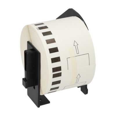 Etichetta compatibile Brother DK-22223 - Nero su bianco (50 mm)