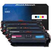 Toner compatibile HP 508X (CF360X) - 4 colori Alta capacità Multipack