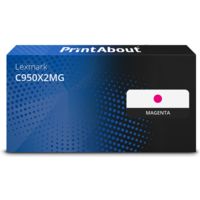 Toner compatibile Lexmark C950X2MG - Magenta Capacità extra-elevata