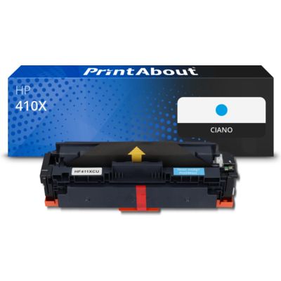 Toner compatibile HP 410X (CF411X) - Ciano Alta capacità