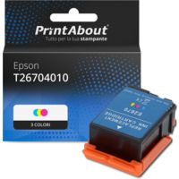 Cartuccia compatibile Epson T26704010 (T266) - 3 colori Alta capacità