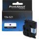Nastro compatibile Brother TZe-521 - Nero su blu (9 mm)