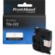 Nastro compatibile Brother TZe-222 - Rosso su bianco (9 mm)