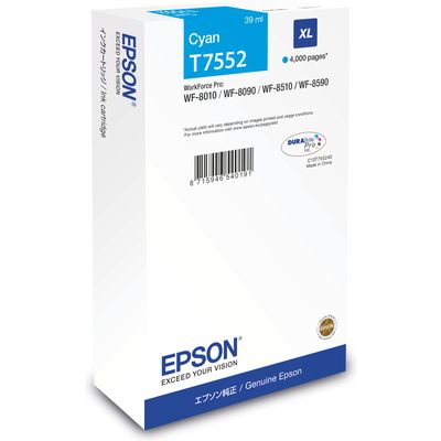 Cartuccia Epson T7552 (C13T755240) - Ciano