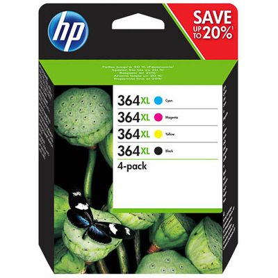 Cartuccia stampante HP 364XL (N9J74AE) - 4 colori Alta capacità Multipack