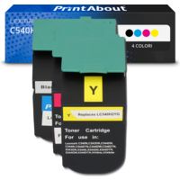 Toner compatibile Lexmark C540H1KG - 4 colori Alta capacità Multipack