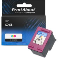 Cartuccia compatibile HP 62XL (C2P07AE) - 3 colori Alta capacità