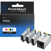 Cartuccia compatibile HP 934/935XL (X4E14AE) - 4 colori ad alta capacità Multipack