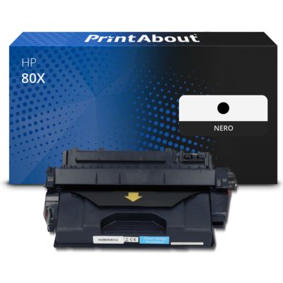 Toner compatibile HP 80X (CF280XX) - Nero Capacità extra-elevata