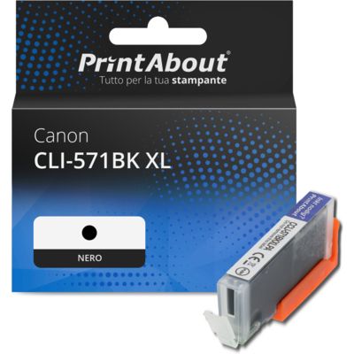 Cartuccia compatibile Canon CLI-571BK XL - Nero Alta capacità