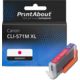 Cartuccia compatibile Canon CLI-571M XL - Magenta Alta capacità