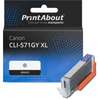 Cartuccia compatibile Canon CLI-571GY XL - Grigio Alta capacità