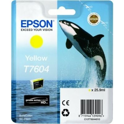 Cartuccia Epson T7604 (C13T76044010) - Giallo