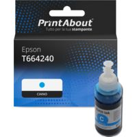 Cartuccia compatibile Epson T664240 - Ciano