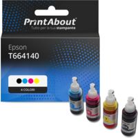 Cartuccia compatibile Epson T664140 - 4 colori Multipack