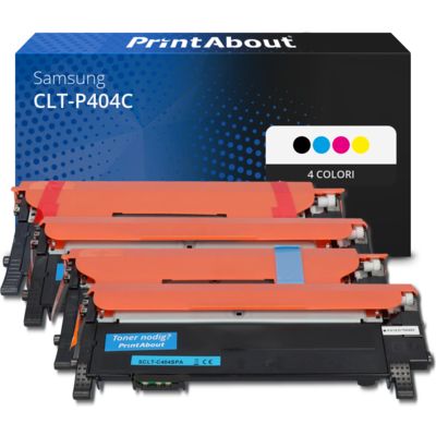 Toner compatibile Samsung CLT-P404C (SU365A) - 4 colori Multipack