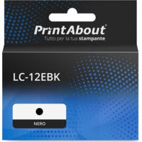 Cartuccia compatibile Brother LC-12EBK - Nero