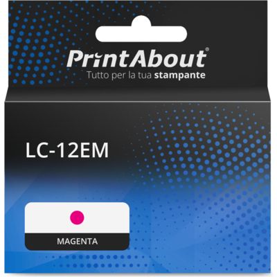 Cartuccia compatibile Brother LC-12EM - Magenta