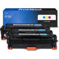 Toner compatibile HP 312A (CF440AM) - 3 colori Multipack