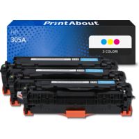 Toner compatibile HP 305A (CF370AM) - 3 colori Multipack