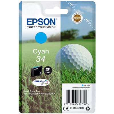 Cartuccia stampante Epson 34 (C13T34624010) - Ciano