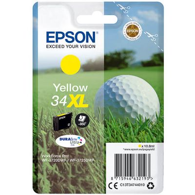 Cartuccia stampante Epson 34XL (C13T34744010) - Giallo Alta capacità