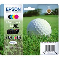 Cartuccia stampante Epson 34XL (C13T34764010) - 4 colori Alta capacità Multipack