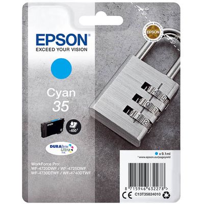 Cartuccia stampante Epson 35 (C13T35824010) - Ciano