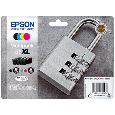 Cartuccia stampante Epson 35XL (T3596) - 4 colori Alta capacità Multipack