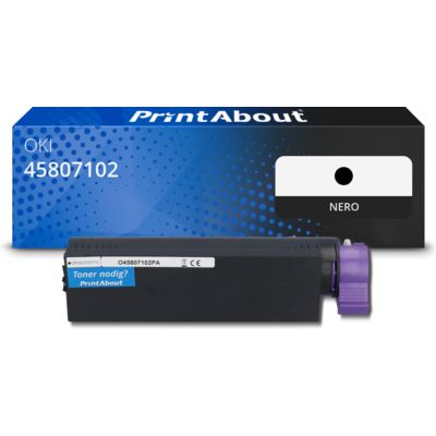 Toner compatibile OKI 45807102 - Nero