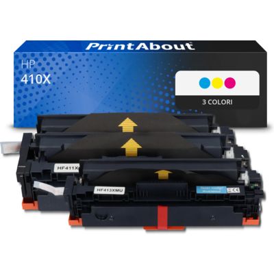 Toner compatibile HP 410X (CF252XM) - 3 colori Alta capacità Multipack