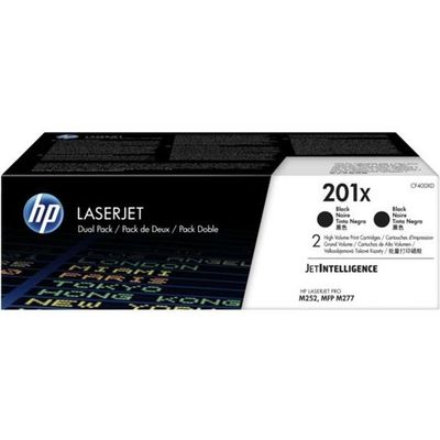 Toner HP 201X (CF400XD) - 2x Nero Alta Capacità Multipack