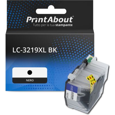 Cartuccia compatibile Brother LC-3219XL BK - Nero Alta capacità