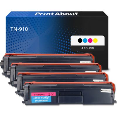 Toner compatibile Brother TN-910 - 4 colori Capacità extra-elevata Multipack
