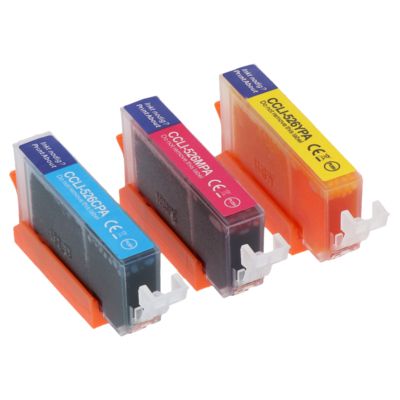 Cartuccia compatibile Canon CLI-526C/M/Y - 3 colori Multipack