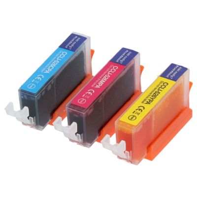Cartuccia compatibile Canon CLI-526C/M/Y - 3 colori Multipack