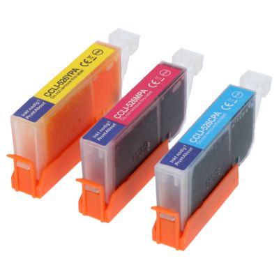 Cartuccia compatibile Canon CLI-526C/M/Y - 3 colori Multipack