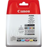Cartuccia stampante Canon PGI-580/CLI-581 BK/CMYK - 5 colori Multipack